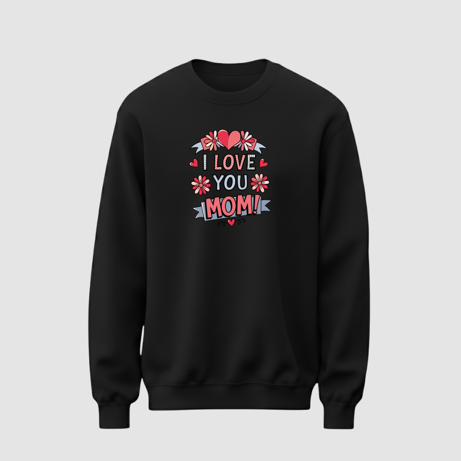 Sweatshirt Basic Erkek Siyah