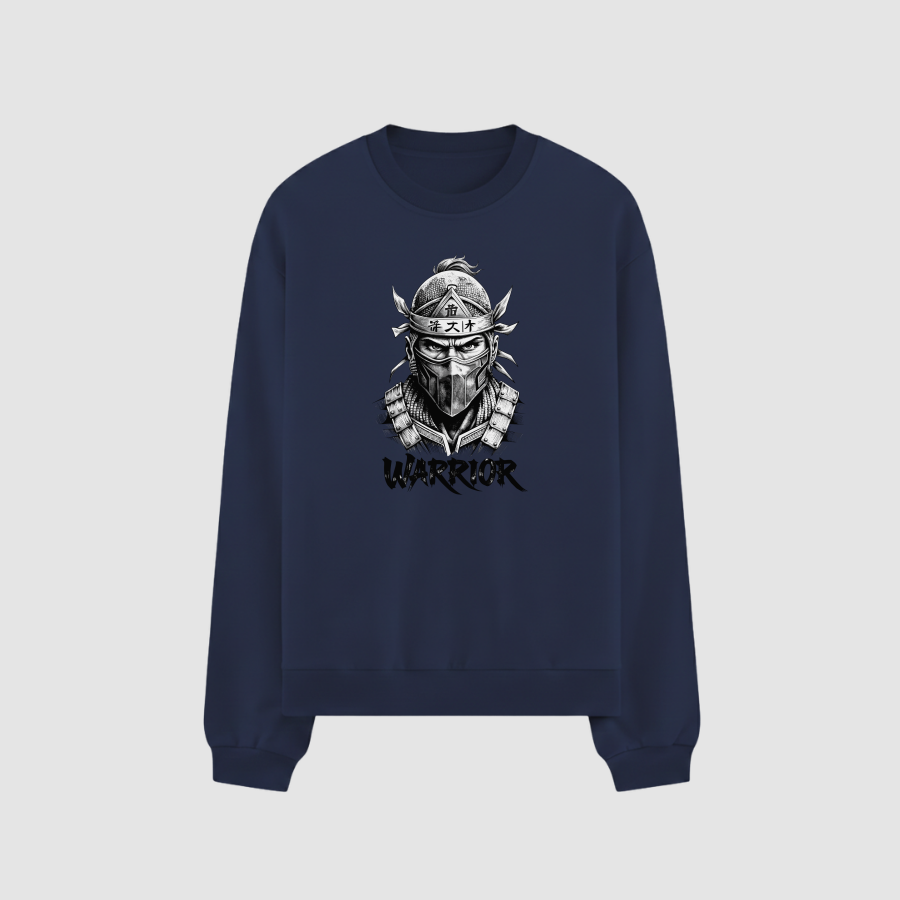 Sweatshirt Oversize Premium Kadın Lacivert