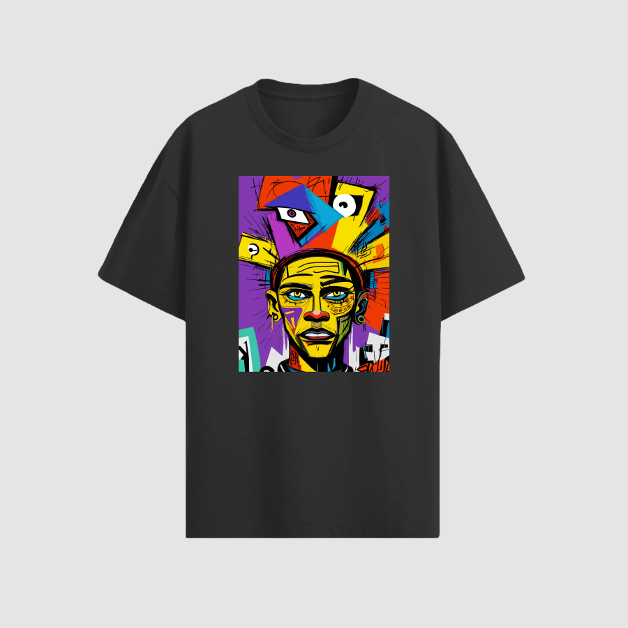 Tshirt Oversize Premium Kadın Siyah